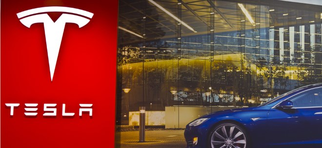 Tesla Aktie News: Tesla am Donnerstagmittag tiefer